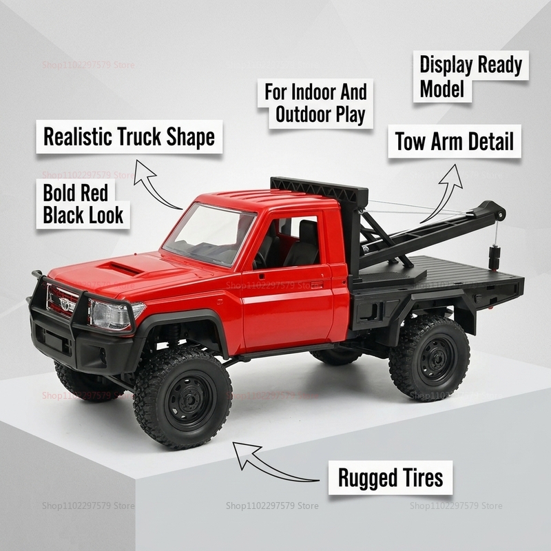 RC Rock Crawler 4x4 MN82T RC O - Dirt Brush Interior ulasan dan harga